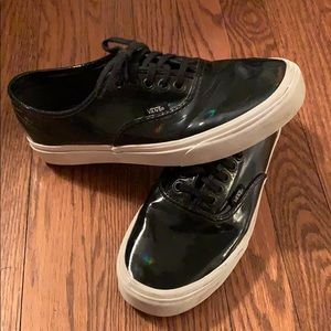 Patent Leather Women’s Vans 8.5